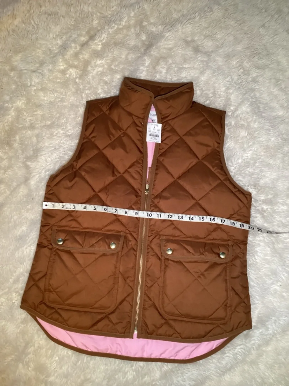 J.crew puffer snap pockets size medium